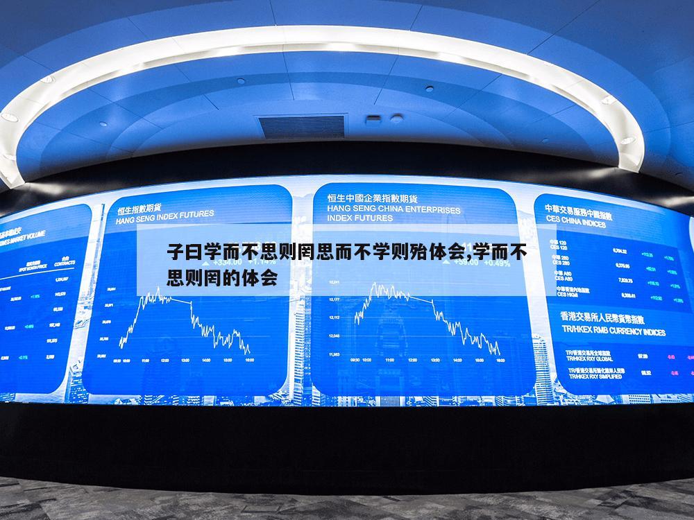 子曰学而不思则罔思而不学则殆体会,学而不思则罔的体会